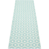 Pappelina Honey Woven Plastic Washable Rug With Double Folded Hemmed Edge