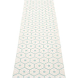 Pappelina Honey Woven Plastic Washable Rug With Double Folded Hemmed Edge