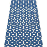 Pappelina Honey Woven Plastic Washable Rug With Double Folded Hemmed Edge