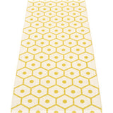 Pappelina Honey Woven Plastic Washable Rug With Double Folded Hemmed Edge