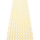Pappelina Honey Woven Plastic Washable Rug With Double Folded Hemmed Edge