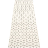 Pappelina Honey Woven Plastic Washable Rug With Double Folded Hemmed Edge