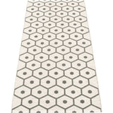 Pappelina Honey Woven Plastic Washable Rug With Double Folded Hemmed Edge