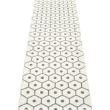 Pappelina Honey Woven Plastic Washable Rug With Double Folded Hemmed Edge