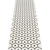 Pappelina Honey Woven Plastic Washable Rug With Double Folded Hemmed Edge