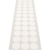 Pappelina Hugo Woven Plastic Washable Rug With Double Folded Hemmed Edge