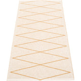 Pappelina Max Woven Plastic Washable Rug With Double Folded Hemmed Edge