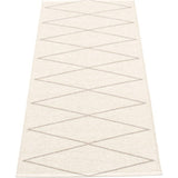 Pappelina Max Woven Plastic Washable Rug With Double Folded Hemmed Edge