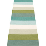 Pappelina Molly Woven Plastic Washable Rug With Double Folded Hemmed Edge