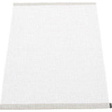 Pappelina Mono Woven Plastic Washable Rug With Double Folded Hemmed Edge