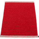 Pappelina Mono Woven Plastic Washable Rug With Double Folded Hemmed Edge