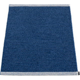 Pappelina Mono Woven Plastic Washable Rug With Double Folded Hemmed Edge