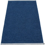 Pappelina Mono Woven Plastic Washable Rug With Double Folded Hemmed Edge