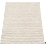 Pappelina Mono Woven Plastic Washable Rug With Double Folded Hemmed Edge