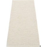Pappelina Mono Woven Plastic Washable Rug With Double Folded Hemmed Edge