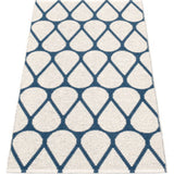 Pappelina Otis Woven Plastic Washable Rug With Double Folded Hemmed Edge