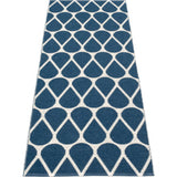 Pappelina Otis Woven Plastic Washable Rug With Double Folded Hemmed Edge