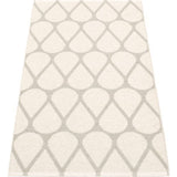 Pappelina Otis Woven Plastic Washable Rug With Double Folded Hemmed Edge