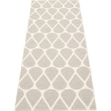 Pappelina Otis Woven Plastic Washable Rug With Double Folded Hemmed Edge