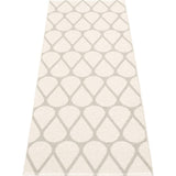 Pappelina Otis Woven Plastic Washable Rug With Double Folded Hemmed Edge