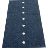 Pappelina Peg Woven Plastic Washable Rug With Double Folded Hemmed Edge