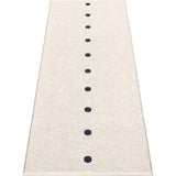 Pappelina Peg Woven Plastic Washable Rug With Double Folded Hemmed Edge