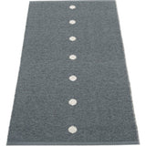 Pappelina Peg Woven Plastic Washable Rug With Double Folded Hemmed Edge