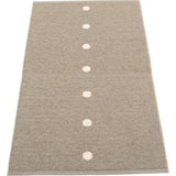 Pappelina Peg Woven Plastic Washable Rug With Double Folded Hemmed Edge