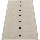 Pappelina Peg Woven Plastic Washable Rug With Double Folded Hemmed Edge