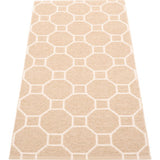 Pappelina Rakel Woven Plastic Washable Rug With Double Folded Hemmed Edge