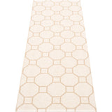 Pappelina Rakel Woven Plastic Washable Rug With Double Folded Hemmed Edge