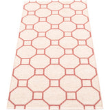 Pappelina Rakel Woven Plastic Washable Rug With Double Folded Hemmed Edge