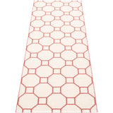 Pappelina Rakel Woven Plastic Washable Rug With Double Folded Hemmed Edge