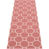 Pappelina Rakel Woven Plastic Washable Rug With Double Folded Hemmed Edge