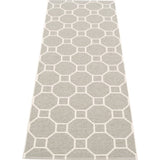 Pappelina Rakel Woven Plastic Washable Rug With Double Folded Hemmed Edge