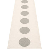 Pappelina Vera Woven Plastic Washable Rug With Double Folded Hemmed Edge