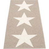 Pappelina Viggo One Woven Plastic Rug With Double Folded Hemmed Edge