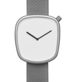 bulbul Pebble 06 Men's Watch | Matte Steel on Milanese Mesh