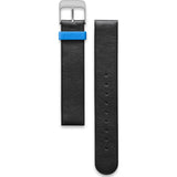 bulbul Pebble / Ore 02 Strap | Black Italian Leather & Steel Buckle