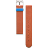 bulbul Pebble / Ore 03 Strap | Brown Italian Leather & Steel Buckle