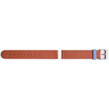 bulbul Pebble 03 Strap | Brown Italian Leather & Steel Buckle