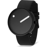 Rosendahl Picto 45mm Black Analog Watch | Black/Black Silicone RD-43362