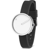 Rosendahl Picto 30mm White Analog Watch | Silver/Thunder Grey