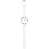 Rosendahl Picto 30mm White Analog Watch | Silver/White Silicone RD-43363
