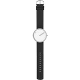 Rosendahl Picto 30mm White Analog Watch | Silver/Thunder Grey