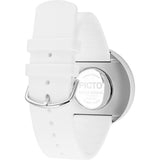 Rosendahl Picto 40mm White Analog Watch | Silver/White Silicone RD-43364