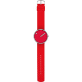 Rosendahl Picto 45mm Red Analog Watch | Silver/Red Silicone RD-43368