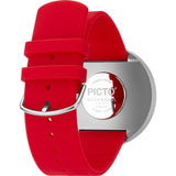 Rosendahl Picto 45mm Red Analog Watch | Silver/Red Silicone RD-43368