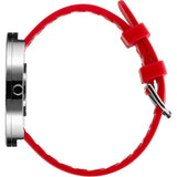 Rosendahl Picto 45mm Red Analog Watch | Silver/Red Silicone RD-43368