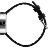 Rosendahl Picto 30mm Black Analog Watch | Silver/Black Silicone RD-43369